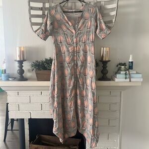 Anthropologie, Bombay Paisley button front dress, size XS